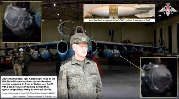 Phương Tây bất ngờ khi Su-25 Belarus bị nghi mang vũ khí hạt nhân