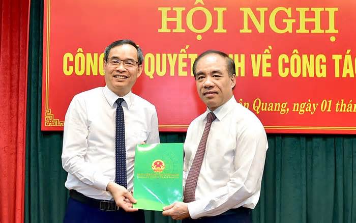 Bổ nhiệm Giám đốc Sở Nông nghiệp và Phát triển nông thôn tỉnh Tuyên Quang