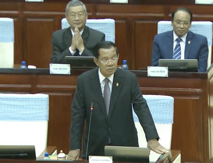 Ông Hun Sen nói lời tạm biệt quốc hội Campuchia