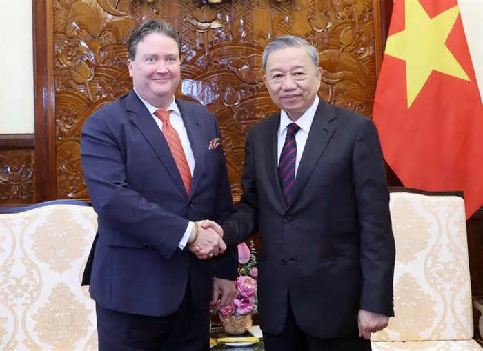 Chủ tịch nước Tô Lâm tiếp Đại sứ Mỹ Marc Knapper