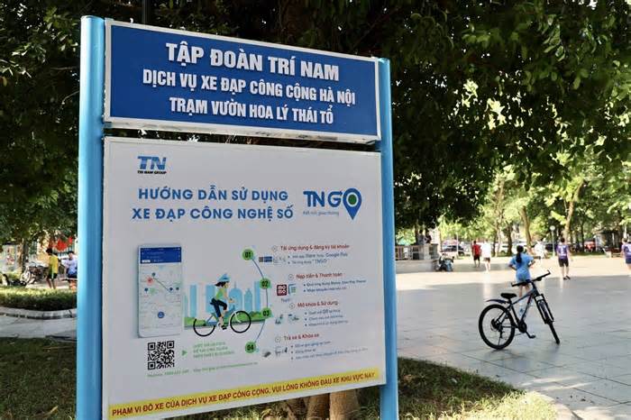 Trong tháng 7, Hà Nội sẽ có 100 xe đạp công cộng hoạt động trước