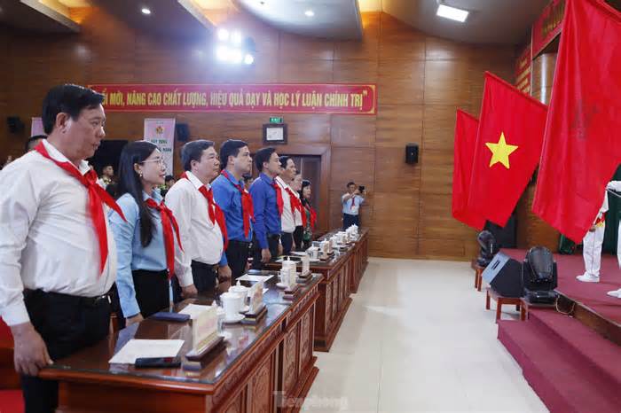 Bí thư Trung ương Đoàn Nguyễn Phạm Duy Trang dự Đại hội Cháu ngoan Bác Hồ tỉnh Bắc Ninh