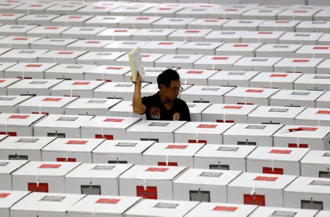 Indonesia bắt đầu giai đoạn đăng ký ứng viên cho cuộc tổng tuyển cử