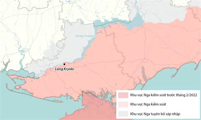 Nga công bố video giao tranh với Ukraine ở bờ đông sông Dnieper