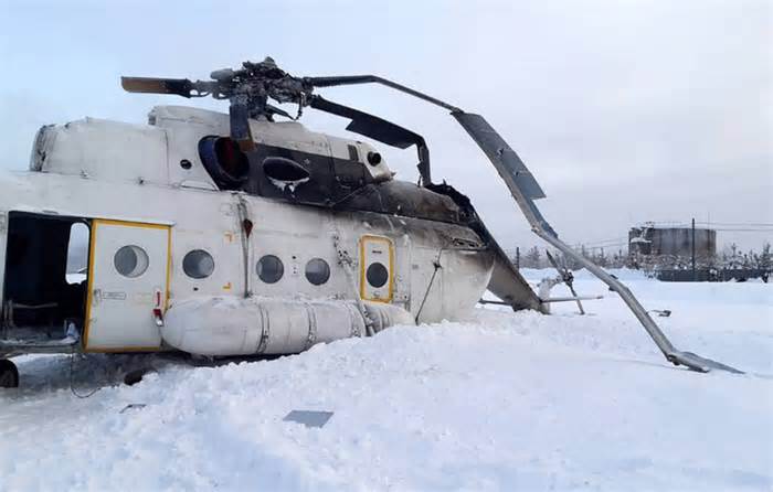 Trực thăng cứu hộ rơi xuống hồ nước, Nga huy động lực lượng tức tốc tìm kiếm
