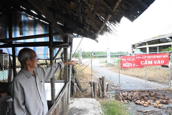 Bến Tre đầu tư hơn 100 tỉ xây kè chống sạt lở bờ sông Giao Hoà