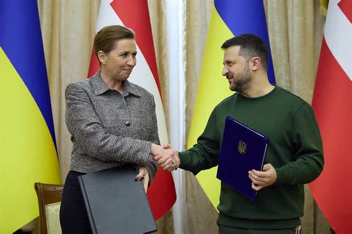 Đan Mạch - Ukraine ký thỏa thuận hợp tác an ninh 10 năm