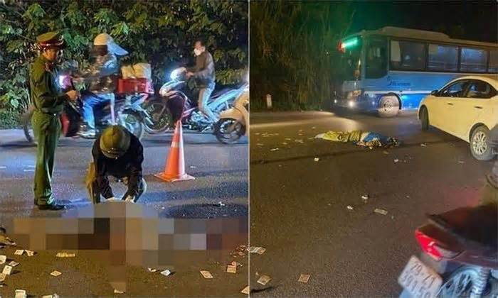 Va chạm với xe đầu kéo, 2 vợ chồng tử vong ở Hà Nội