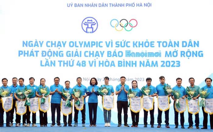 Khai mạc Ngày chạy Olympic và Giải chạy Báo Hà Nội mới mở rộng lần thứ 48
