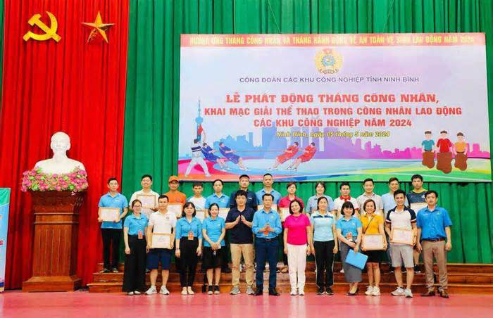 Công đoàn các khu công nghiệp Ninh Bình phát động 'Tháng Công nhân' năm 2024