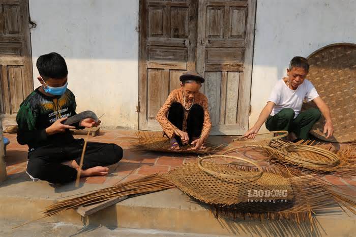Cảnh đìu hiu của làng nghề đan lát nổi tiếng ở Phú Thọ