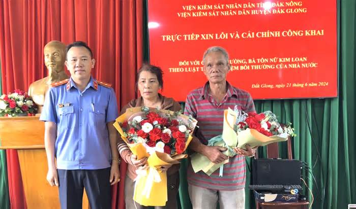 Xin lỗi công khai vợ chồng bị bắt oan ở Đắk Nông