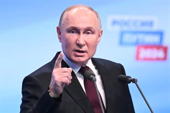 Ông Putin cảm ơn dân Nga trong phát biểu chiến thắng