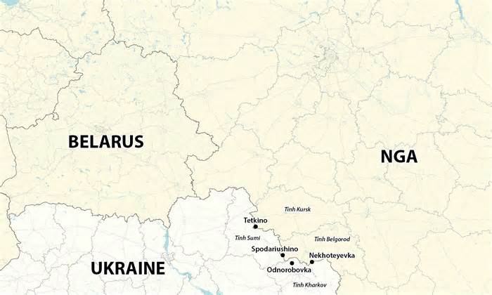 Nga bác tin dân quân thân Ukraine kiểm soát làng biên giới