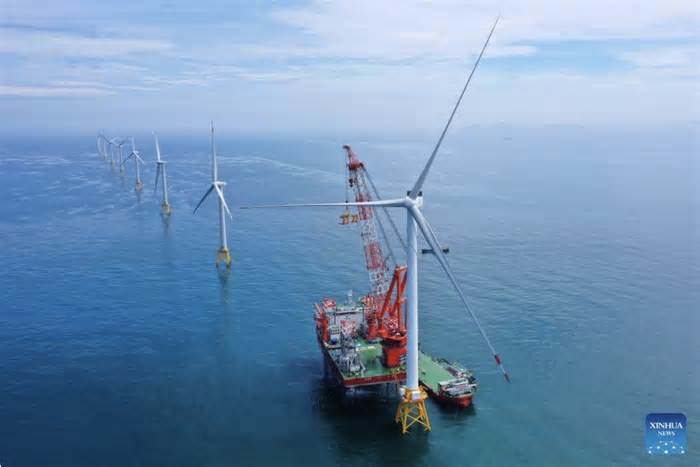 Tập đoàn Tam Hiệp Trung Quốc vận hành tuabin điện gió lớn nhất thế giới