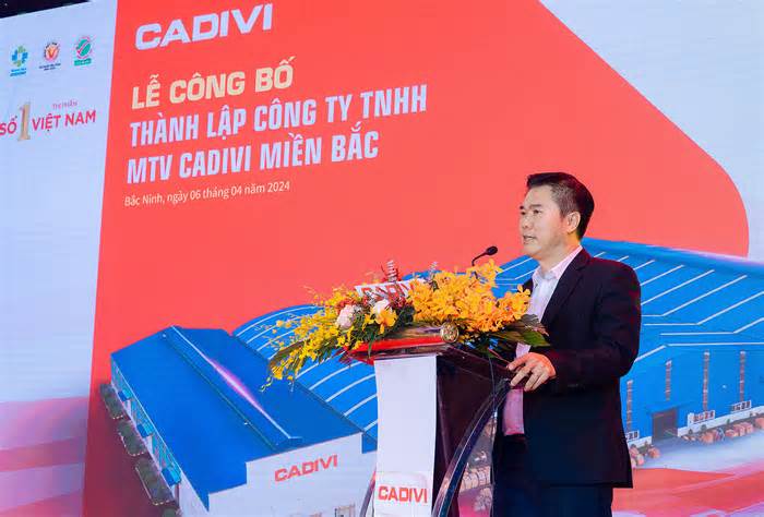 Thương hiệu dây cáp điện Cadivi thành lập công ty tại miền Bắc
