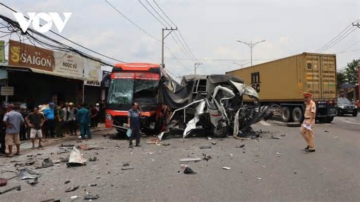 Nguyên nhân vụ tai nạn liên hoàn ở Bình Phước làm 4 người thương vong