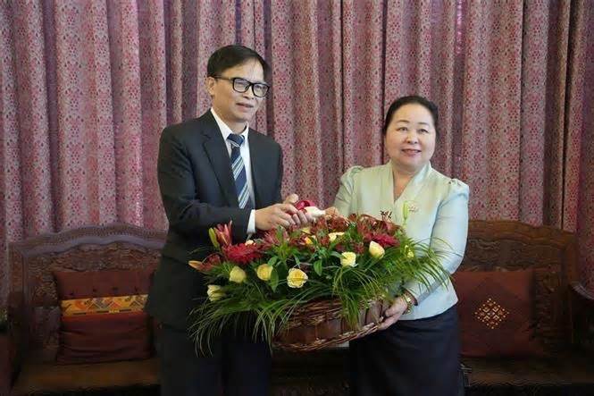 Đại sứ quán Việt Nam tại Liên bang Nga chúc mừng Tết cổ truyền của Lào