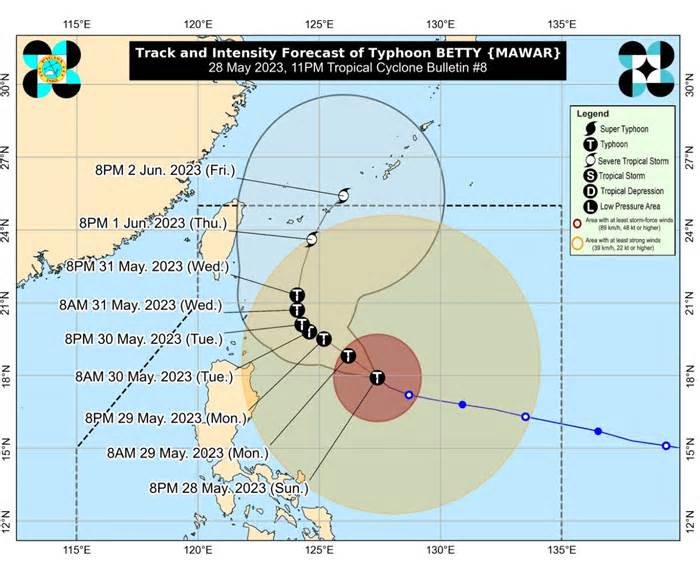 Philippines bắt đầu cho sơ tán dân do bão Mawar