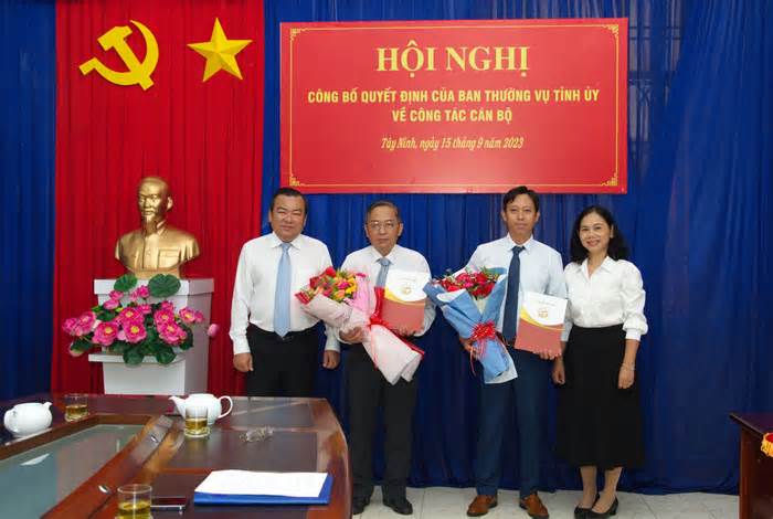 Công bố quyết định của Ban Thường vụ Tỉnh ủy Tây Ninh về công tác cán bộ