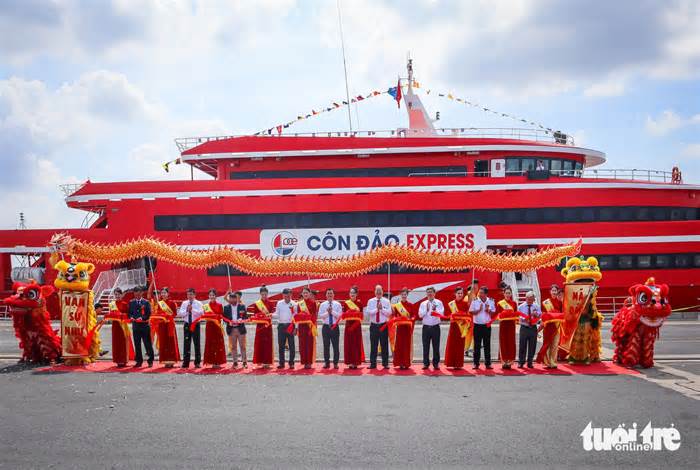 Khai trương siêu tàu cao tốc TP.HCM - Côn Đảo chở được ngàn người
