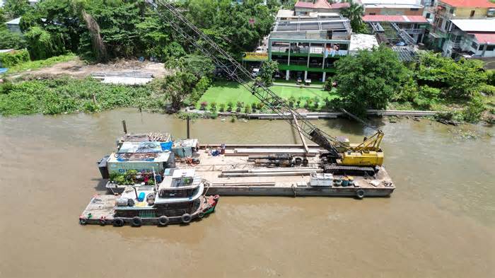 Dự án chống sạt lở trăm tỉ thi công dang dở dọc sông Sài Gòn