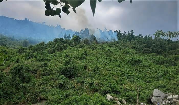 Cháy rừng ở Đà Nẵng, 200 người tham gia dập lửa