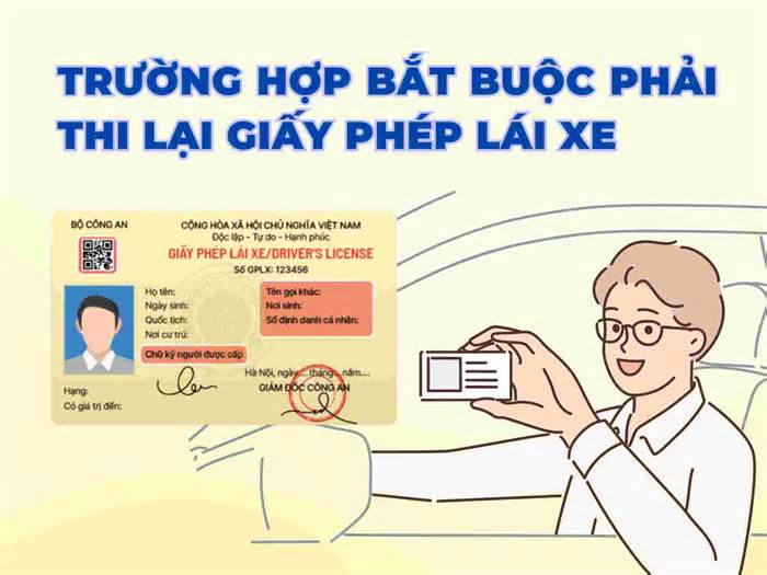 Những trường hợp bắt buộc phải thi lại giấy phép lái xe trong năm 2024