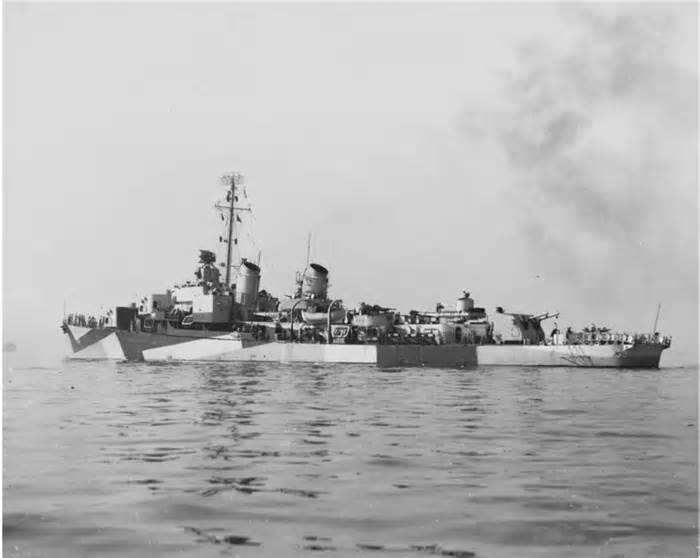 Tìm thấy khu trục hạm Mỹ chìm trong Thế chiến II ở ngoài khơi Nhật Bản