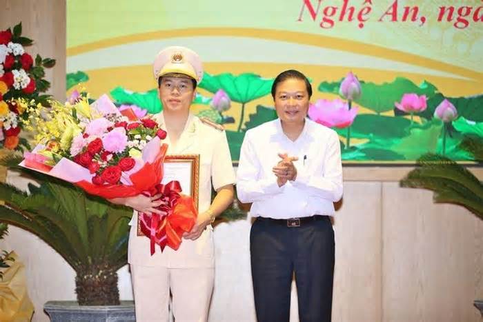 Chân dung tân Phó Giám đốc Công an tỉnh Nghệ An Trần Hồng Quang