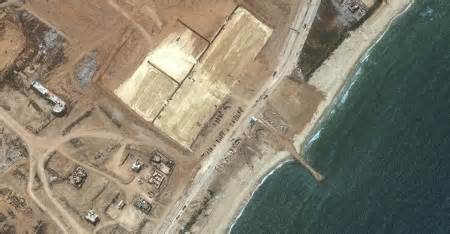 Quân đội Mỹ bắt đầu xây dựng bến cảng ngoài khơi Dải Gaza