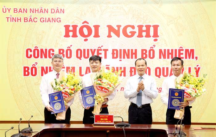 Triển khai quyết định của UBND tỉnh Bắc Giang về công tác cán bộ