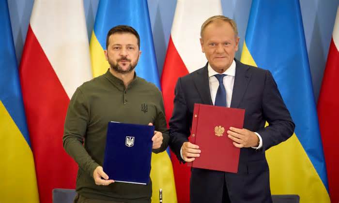 Ukraine và Ba Lan ký thỏa thuận an ninh 10 năm