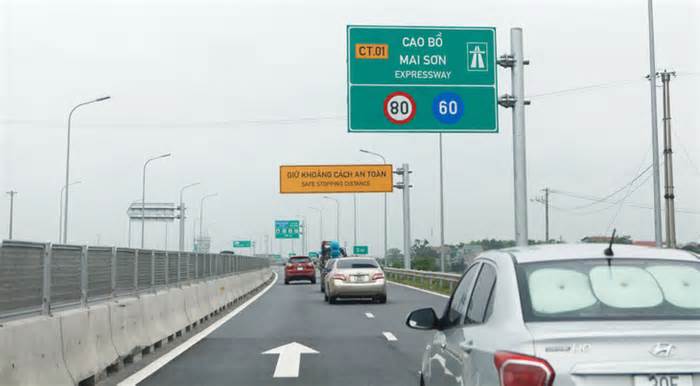 9 tuyến cao tốc 4 làn hạn chế có thể nâng tốc độ tối đa từ 80km/h lên 90km/h