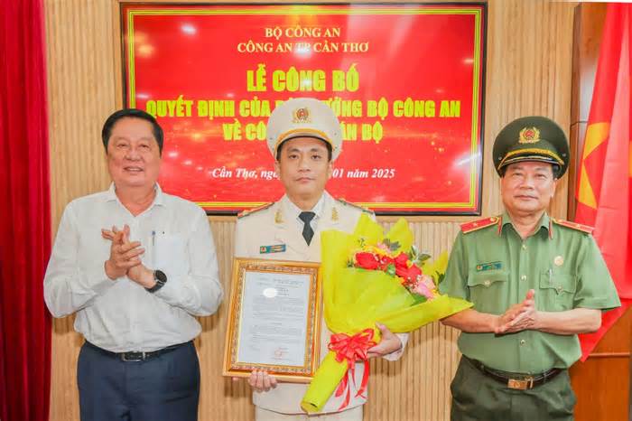 Thượng tá Hà Bảo Huy làm Phó Giám đốc Công an Cần Thơ