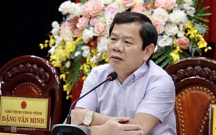 Chủ tịch tỉnh Quảng Ngãi Đặng Văn Minh bị bắt