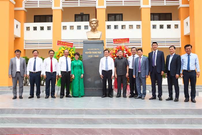 Long An khánh thành ngôi trường mang tên Anh hùng dân tộc Nguyễn Trung Trực