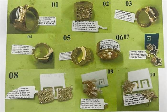 Công an truy tìm số trang sức bị cướp tiệm vàng ở Khánh Hòa