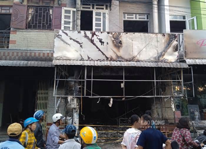 Cửa hàng điện thoại di động ở Kiên Giang bất ngờ cháy rụi