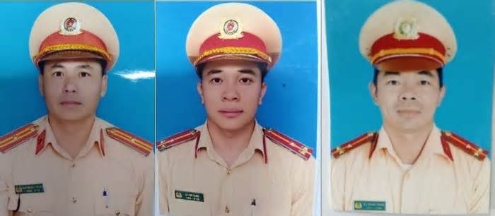 Truy thăng quân hàm cho 3 CSGT hy sinh trong vụ sạt lở đèo Bảo Lộc
