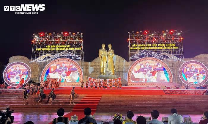 Hơn 250 nghệ nhân, diễn viên tụ họp tại Liên hoan văn hóa cồng chiêng Bình Định