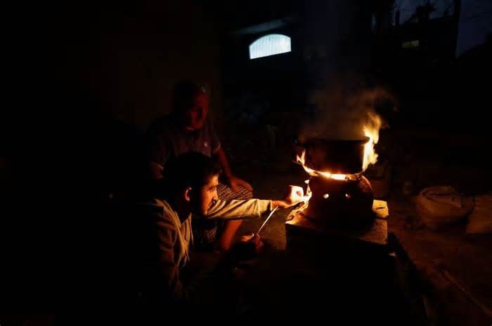 Phút yên bình hiếm hoi của người Gaza
