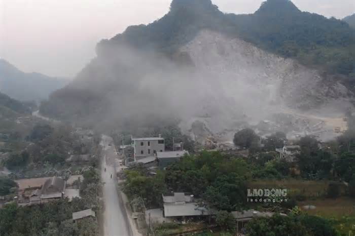 Phú Thọ: Phạt 600 triệu đồng mỏ đá gây ô nhiễm mà Báo Lao Động phản ánh