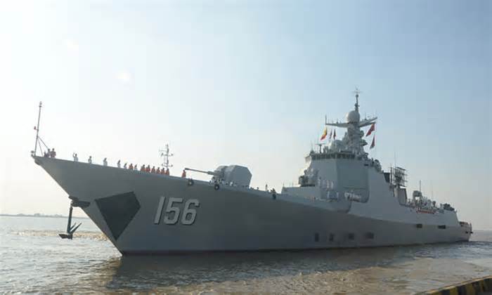 Chiến hạm Trung Quốc tới Myanmar dự diễn tập chung