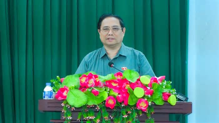 Thủ tướng Phạm Minh Chính thông tin đến cử tri Cần Thơ dự án 12 tỉ USD