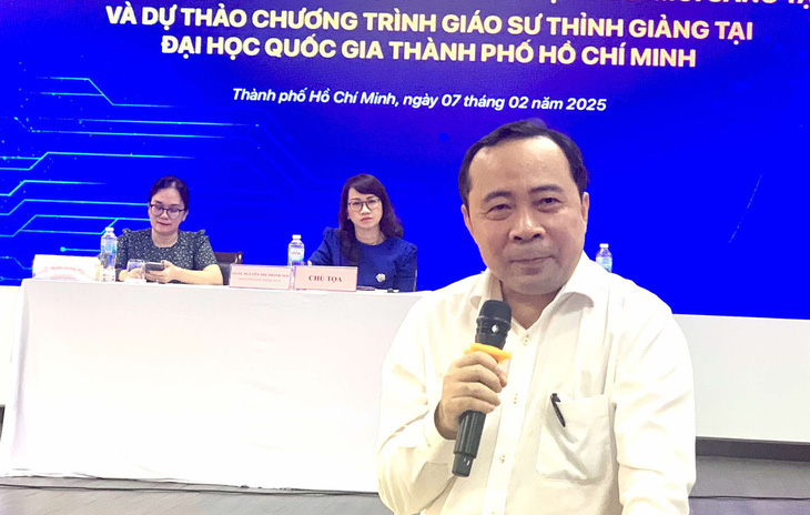 Đại học Quốc gia TP.HCM tuyển chọn giáo sư thỉnh giảng từ tháng 3-2025