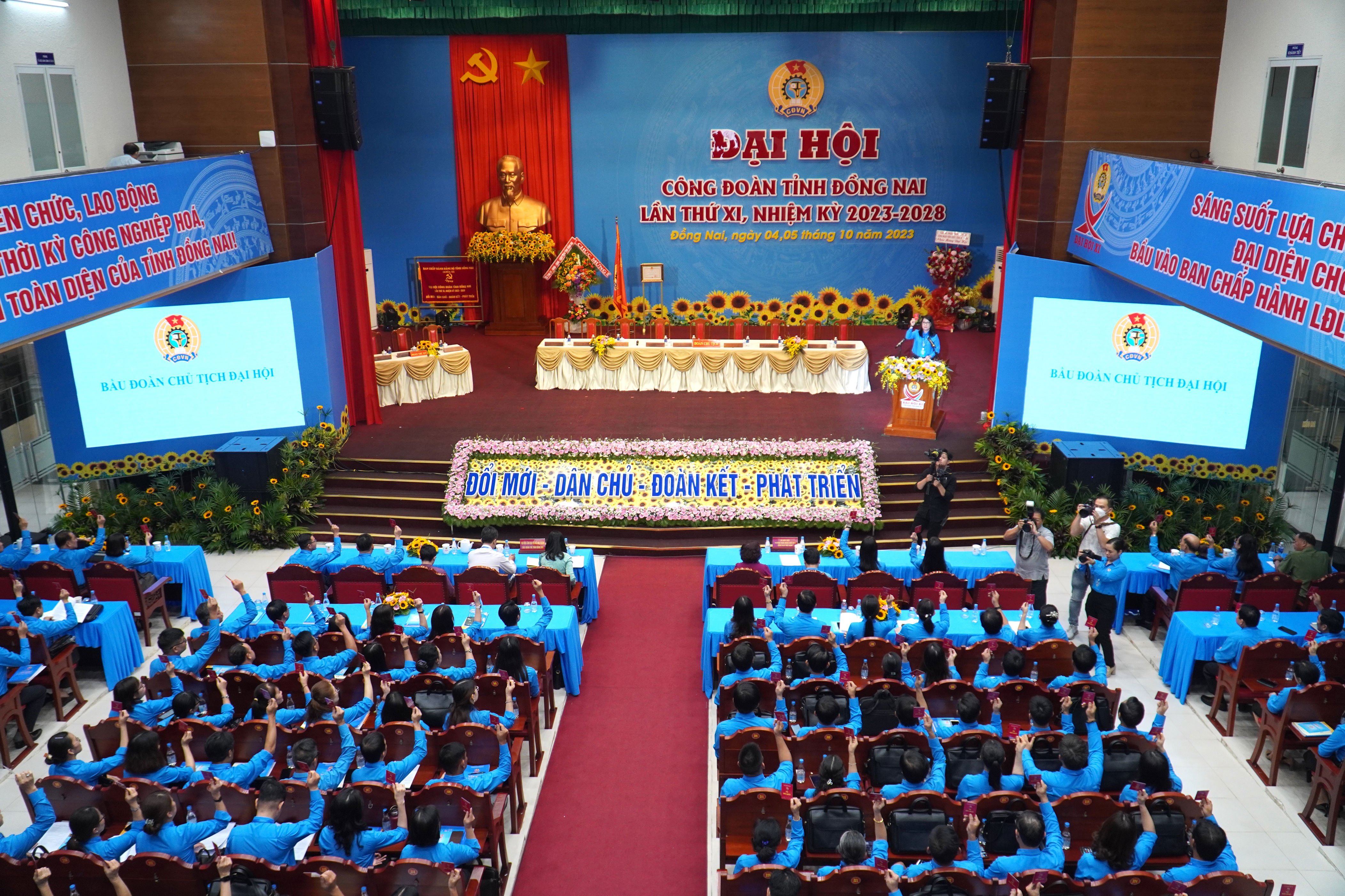 400 đại biểu đại diện 700.000 đoàn viên dự Đại hội Công đoàn tỉnh Đồng Nai