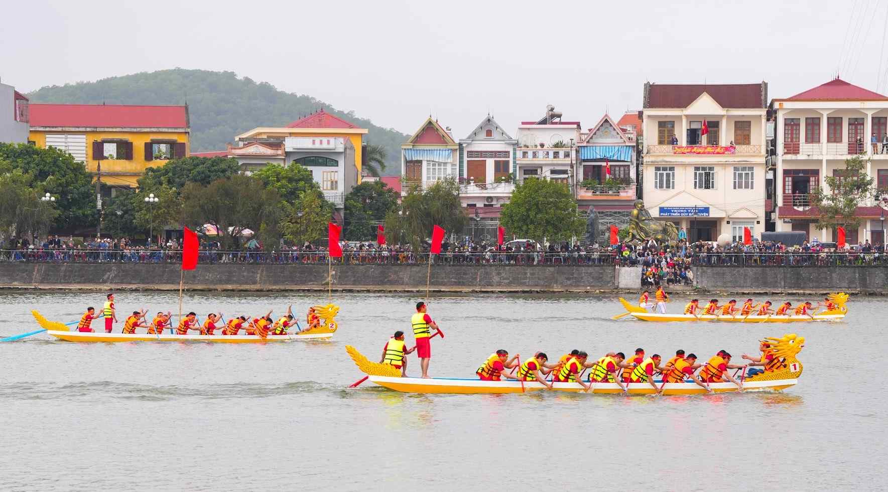 Hội đua thuyền rồng trên sông Đa Độ, Hải Phòng
