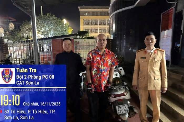 Đối tượng che biển số xe, lạng lách trên Quốc lộ 6 bị công an triệu tập