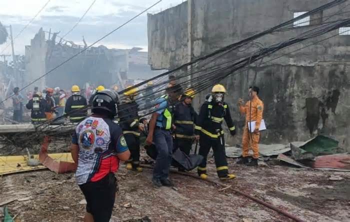 Nổ kho pháo ở Philippines, 5 người chết và 38 người bị thương
